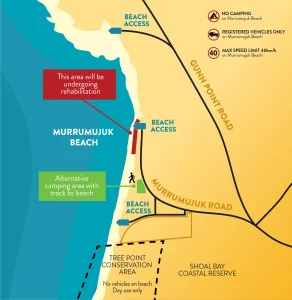 Darwin Gunn Point Beach Map