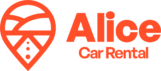 Alice Car Rental Orange Logo