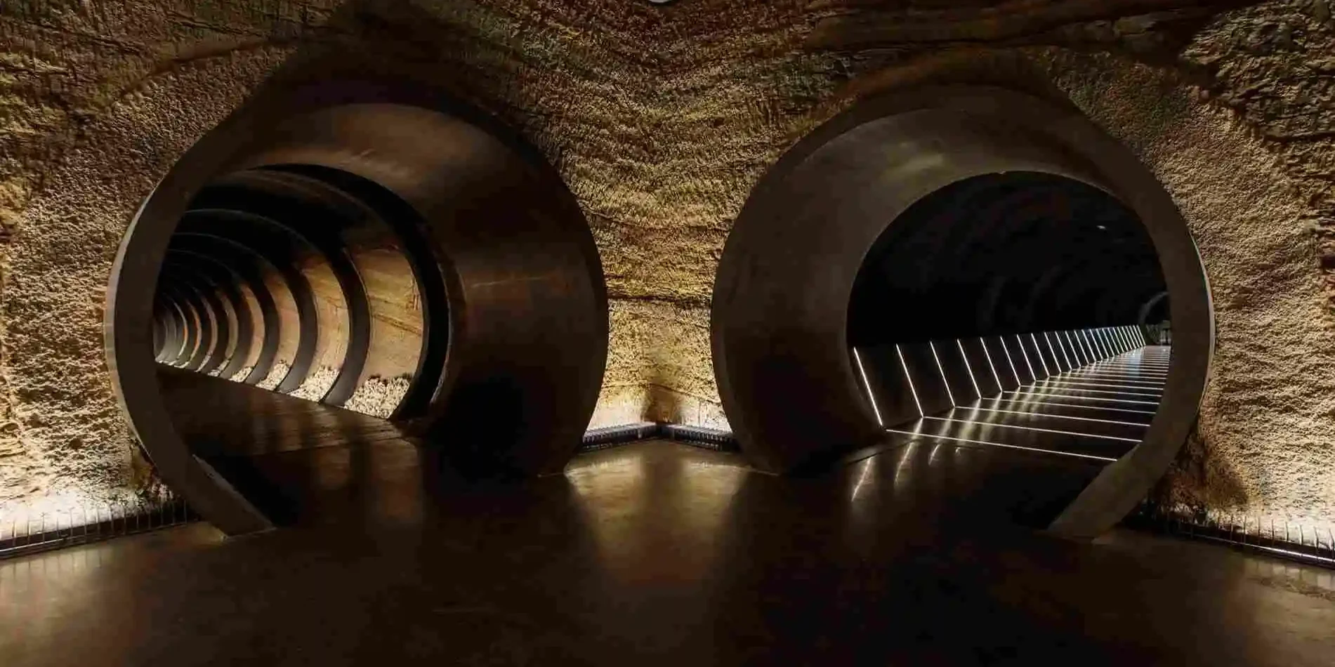 Inside shot of the MONA Museum in Hobart.