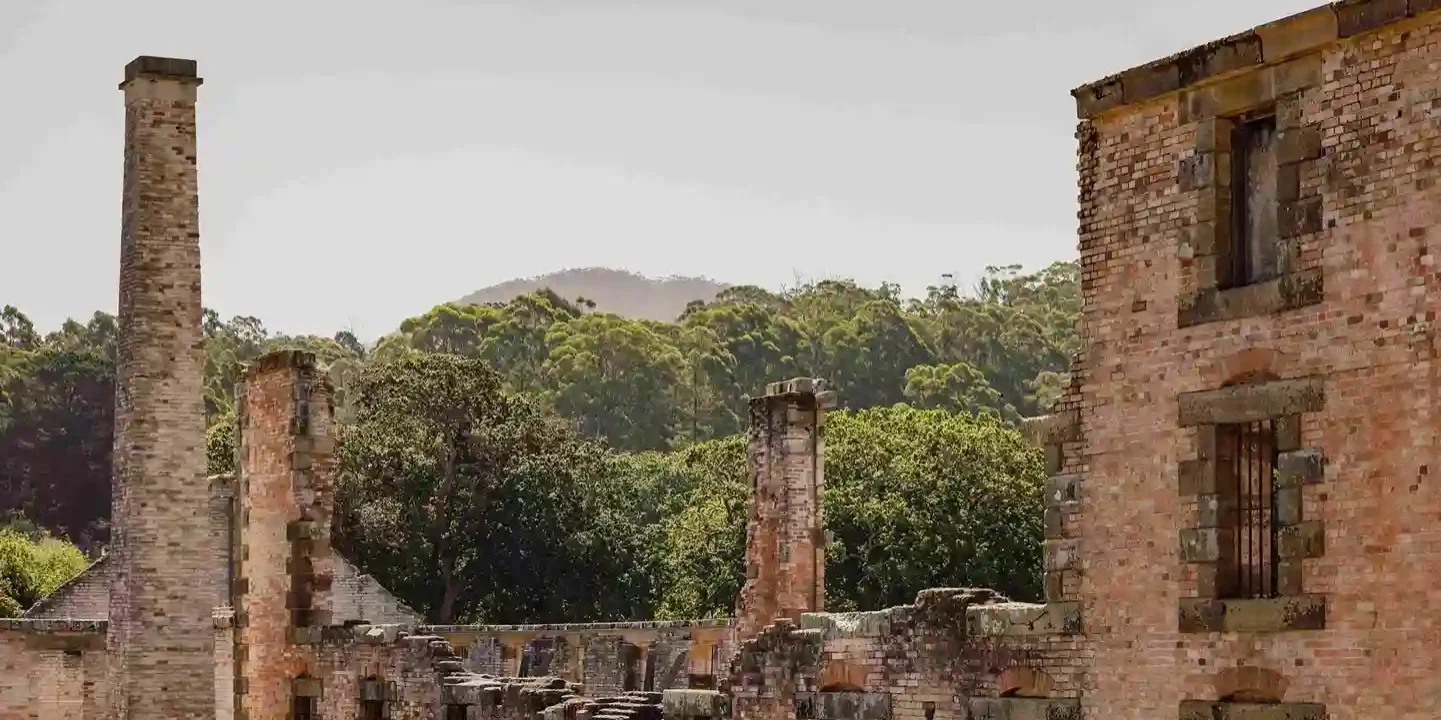 Wideshot of Port Arthur historical site